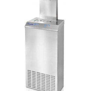 Easywater 100C gulvmodel med to tappeudtag og trykknapper på fronten