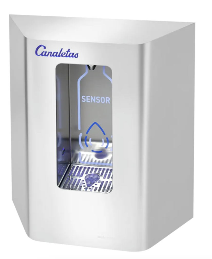 Easywater 20P væghængt dispenser med sensor og tappeområde til flasker
